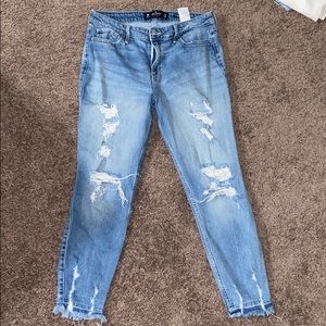 Distressed hollister jeans